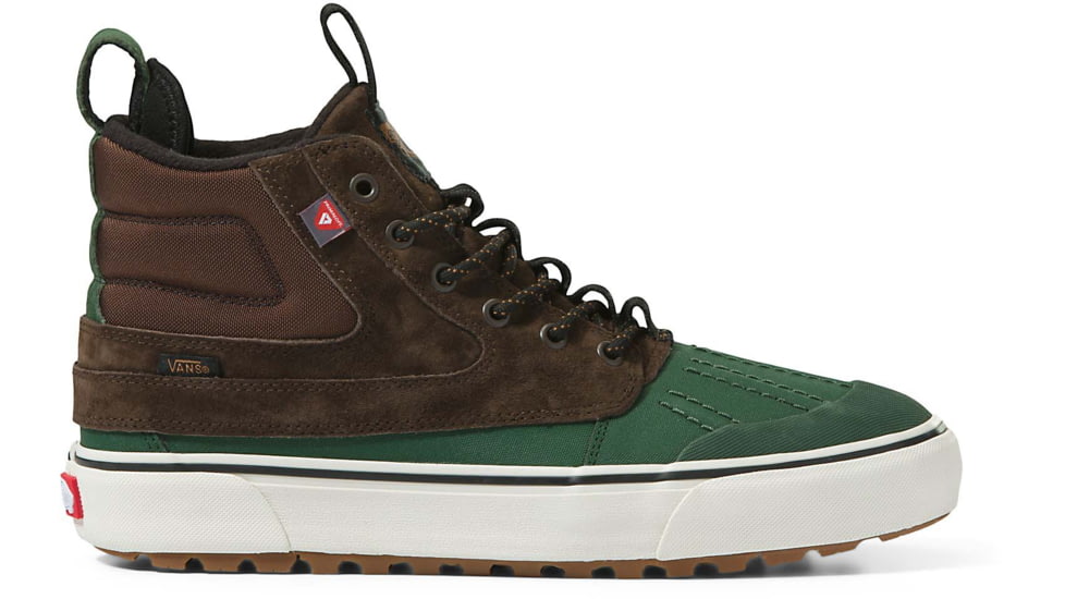 Vans Sk8-Hi Del Pato MTE-2 Shoes, Brown/Green, 10, VN0A5JMNBGS1-M-10