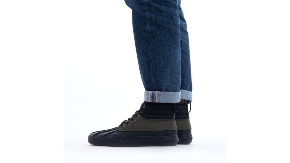 Vans SK8-HI Del Pato MTE Shoes - Mens, Black/Grape Leaf, 9, VN0A34962UI-9