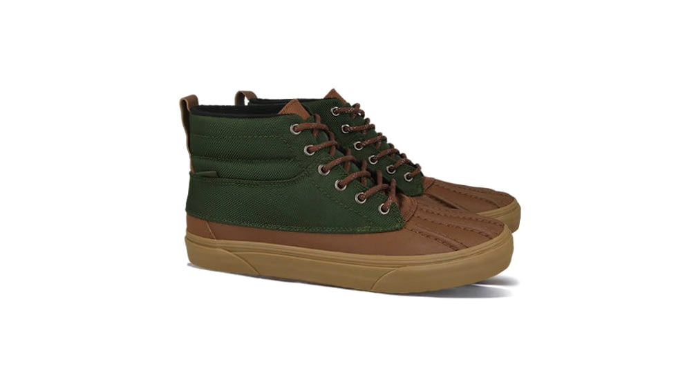 Vans SK8-HI Del Pato MTE Shoes - Mens, Tortoise Shell/Kombu Green, 11.5, VN0A34962UJ-11.5