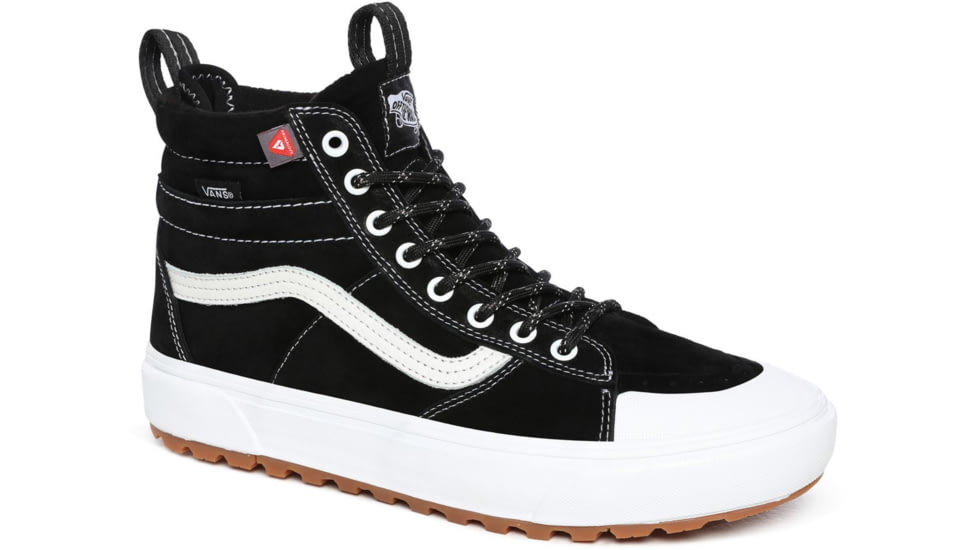 Vans SK8-HI MTE 2.0 DX Shoes, Black/True White, 6, Medium, VN0A4P3IDX6-6