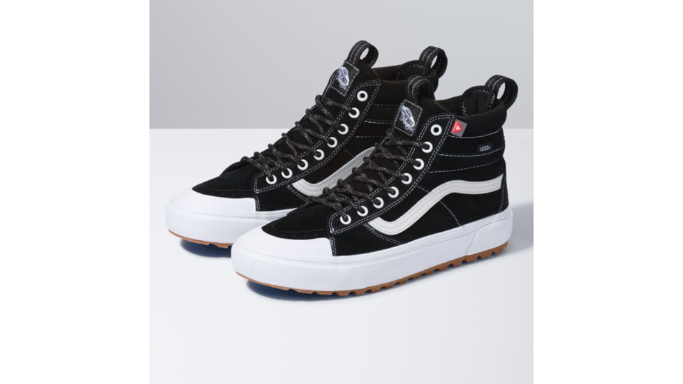 Vans SK8-HI MTE 2.0 DX Shoes, Black/True White, 6, Medium, VN0A4P3IDX6-6