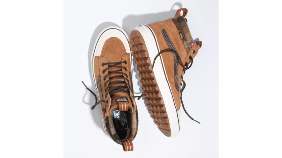 Vans SK8-HI MTE 2.0 DX Shoes, Glazed Ginger/Marshmallow, 10, VN0A4P3IRIZ-10