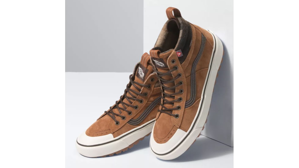 Vans SK8-HI MTE 2.0 DX Shoes, Glazed Ginger/Marshmallow, 10, VN0A4P3IRIZ-10