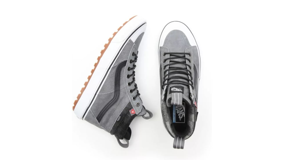 Vans SK8-HI MTE 2.0 DX Shoes, Pewter/True White, 10, VN0A4P3I2YU-10