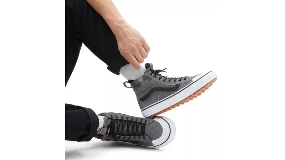Vans SK8-HI MTE 2.0 DX Shoes, Pewter/True White, 10, VN0A4P3I2YU-10