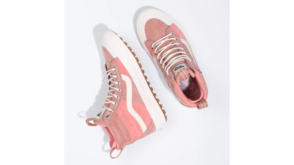 Vans SK8-HI MTE 2.0 DX Shoes - Women's, Pink Block/Marshmallow, 7, VN0A4P3I2UU-7