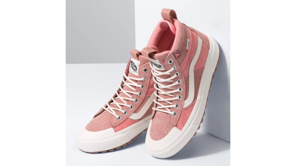 Vans SK8-HI MTE 2.0 DX Shoes - Women's, Pink Block/Marshmallow, 7, VN0A4P3I2UU-7