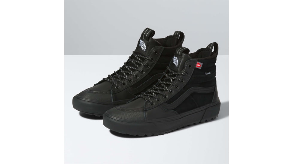 Vans Sk8-Hi MTE-2 Shoes, Black/Black, 9.5, VN0007NKBKA1-M-9.5