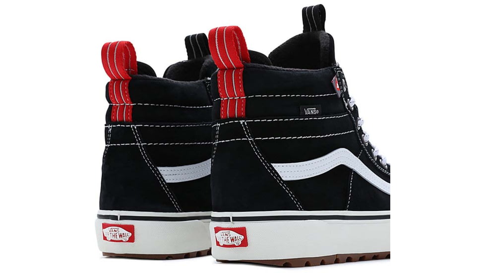 Vans SK8-HI MTE-2 Shoes, Black/True White, 12, VN0007NK6BT1-M-12
