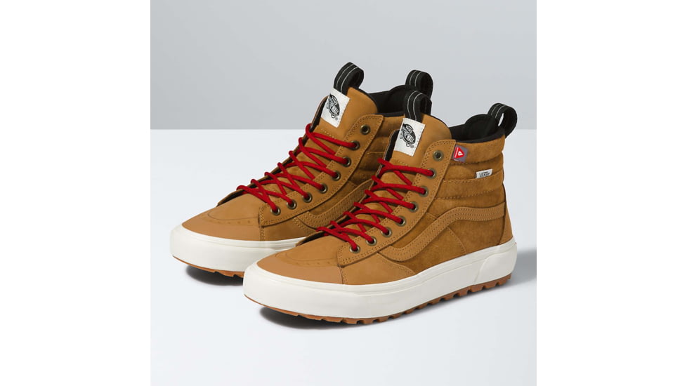 Vans Sk8-Hi MTE-2 Shoes, Chipmunk/Marshmallow, 8, VN0007NKGWU1-M-8