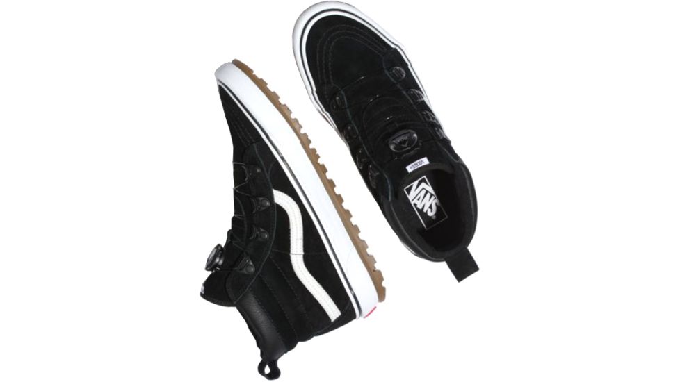 Vans Sk8-Hi MTE Boa Winter Shoes, Black/True White, Mens 10 US, Womens 11.5 US, VN0A3ZCGDX6-10-US-11-5-US