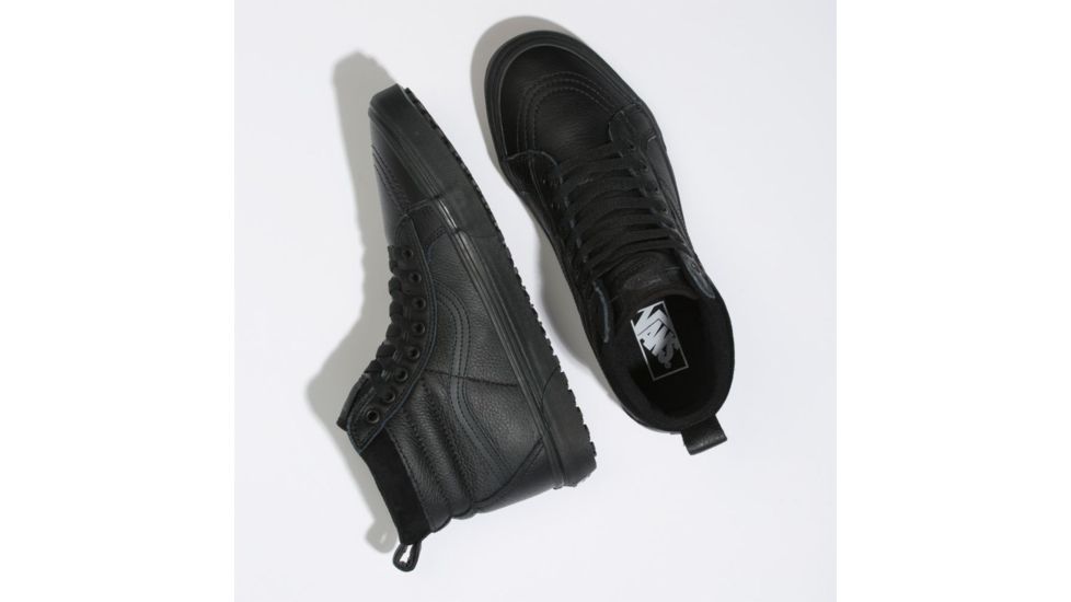 Vans SK8-HI MTE Casual Boot, 8 US M/9.5 US W, Leather/Black, VN0A4BV7XKN-BLACK-8