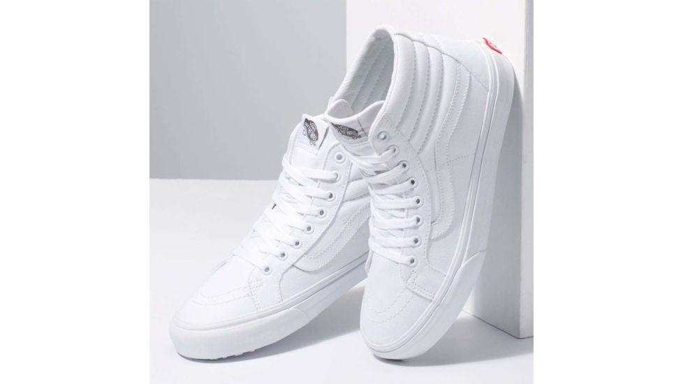 Vans Sk8-Hi Reissue Uc Shoes, True White, 11, VN0A3MV5V7Y-TRUE WHITE-11