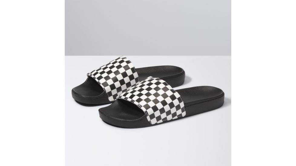 Vans Slide-On - Mens, Checkerboard White, 9, VN0004KIIP9-IP9-9