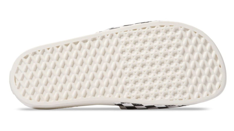 Vans Slide-On - Womens, Checkerboard White/Black, 12, VN0004LG27K-27K-5