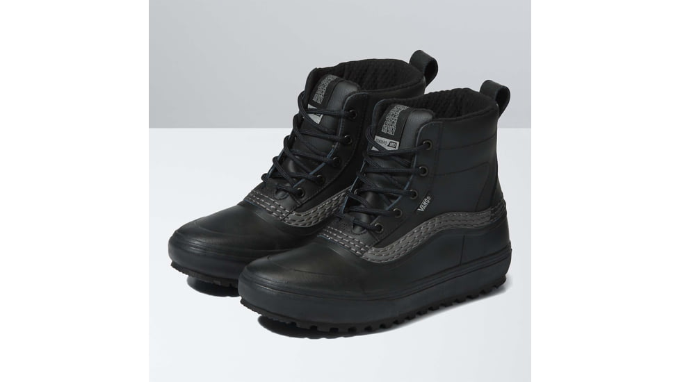 Vans Standard Mid Snow MTE Shoes, Black/Reflective, 10.5, VN0A5JHZBRF1-M-10.5