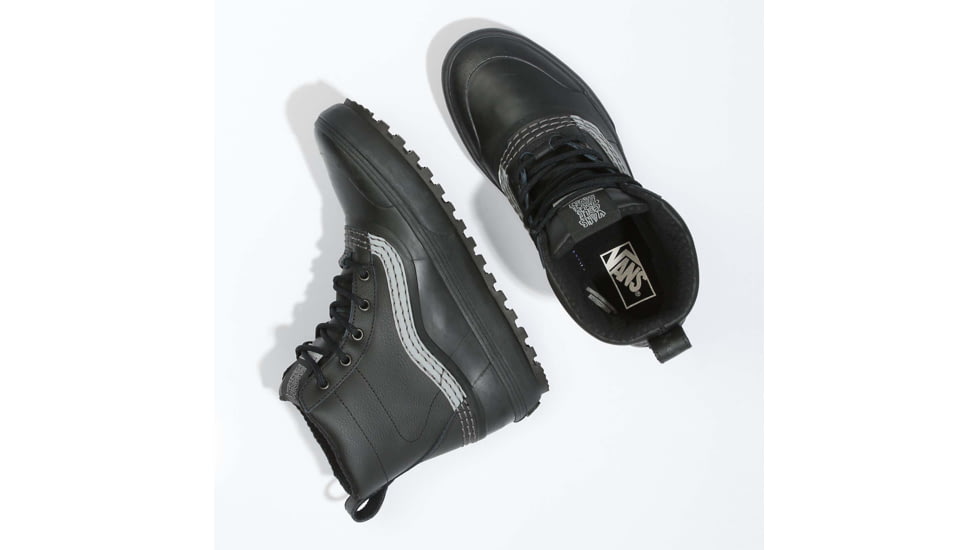 Vans Standard Mid Snow MTE Shoes, Black/Reflective, 10.5, VN0A5JHZBRF1-M-10.5