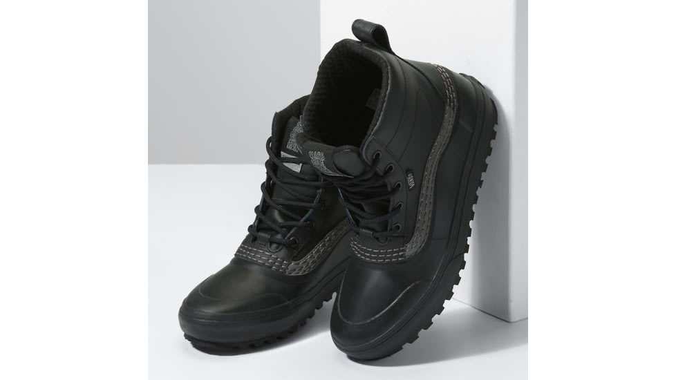 Vans Standard Mid Snow MTE Shoes, Black/Reflective, 10.5, VN0A5JHZBRF1-M-10.5