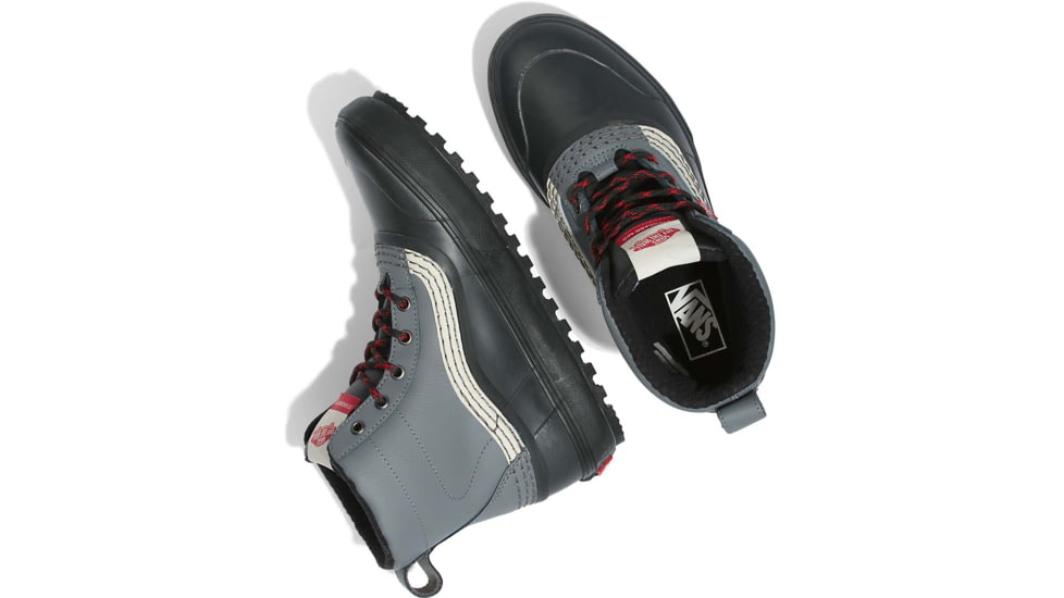 Vans Standard Mid Snow MTE Shoes, Grey/Black, 10, VN0A5JHZN431-M-10