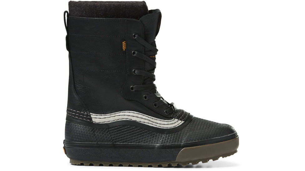 Vans Standard Zip Snow MTE Shoes, Black/Dark Gum, 10, VN0A5JI539L1-M-10