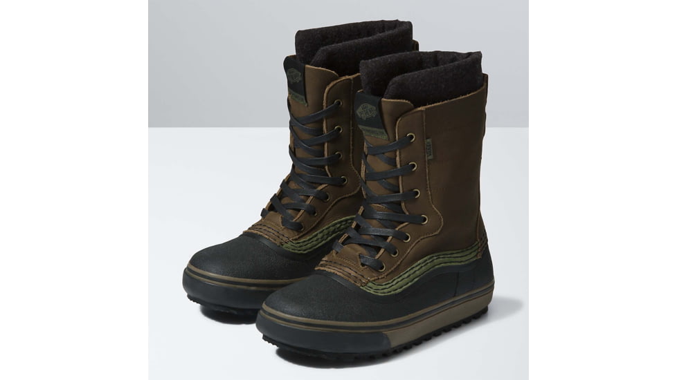 Vans Standard Zip Snow MTE Shoes, Brown/Black, 11.5, VN0A5JI5Y491-M-11.5