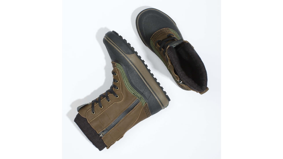 Vans Standard Zip Snow MTE Shoes, Brown/Black, 11.5, VN0A5JI5Y491-M-11.5