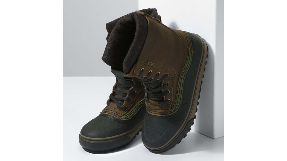 Vans Standard Zip Snow MTE Shoes, Brown/Black, 11.5, VN0A5JI5Y491-M-11.5