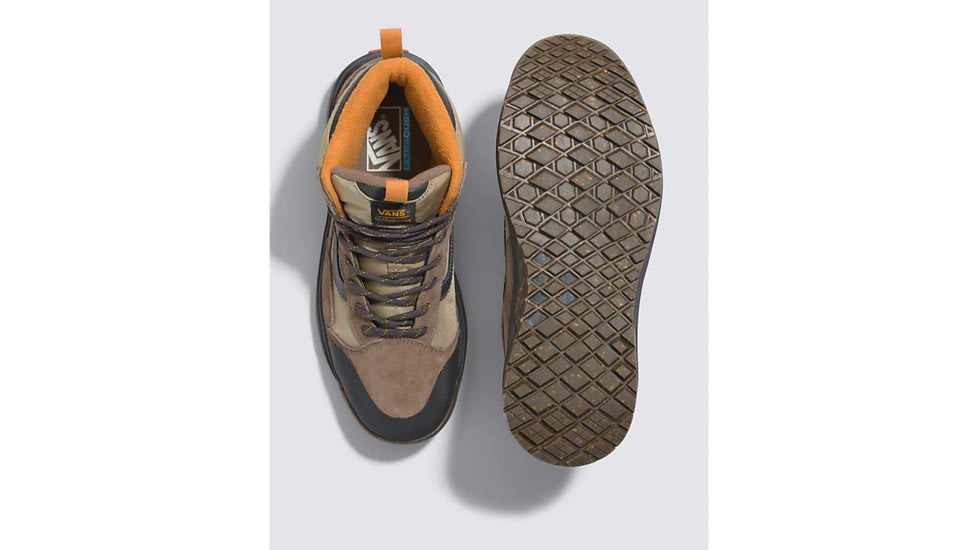 Vans U Ultrarange Exo HI MTE-1 Shoes, Dark Brown/Multi, 11, VN0A5KS5BF61-9.5