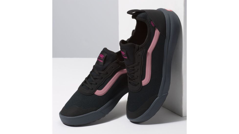 Vans Ultrarange AC Shoes, Black/Ebony, Mens 11, Womens 12.5, VN0A3MVQB5B-BLACK-11