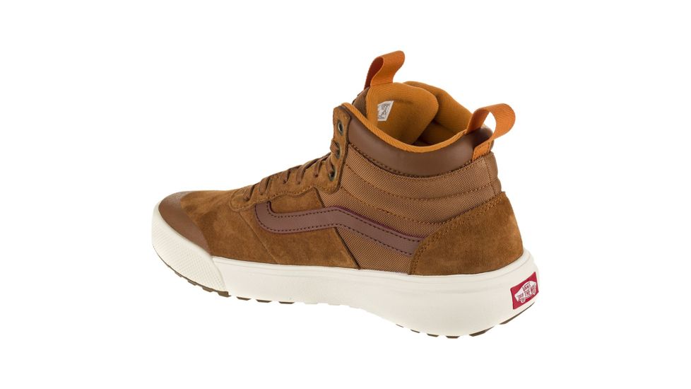 Vans Ultrarange Hi Casual Shoes, Glazed Ginger, Mens 9, Womens 10.5, VN0A3MVSDX3-BLACK-9