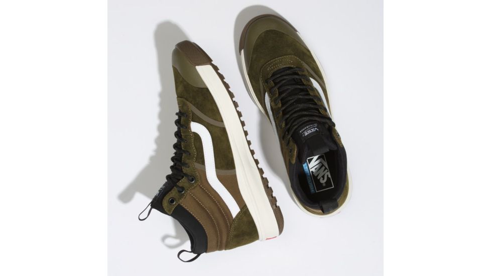 Vans Ultrarange Hi DL MTE Shoes, Beech/Black, Mens 3.5, Womens 5, VN0A4BU5XNB-BLACK-3.5