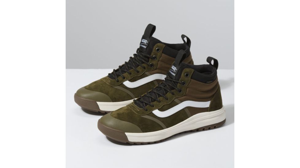 Vans Ultrarange Hi DL MTE Shoes, Beech/Black, Mens 3.5, Womens 5, VN0A4BU5XNB-BLACK-3.5