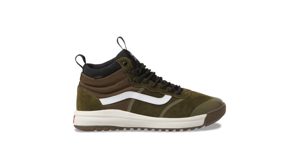 Vans Ultrarange Hi DL MTE Shoes, Beech/Black, Mens 3.5, Womens 5, VN0A4BU5XNB-BLACK-3.5