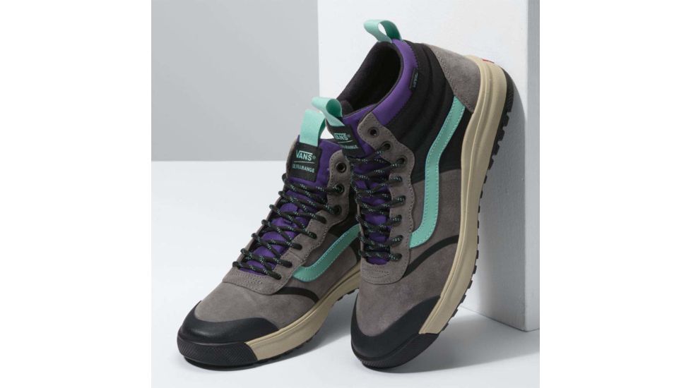 Vans Ultrarange Hi Dl Mte Shoes, Pewter/Eucalyptus, 11, VN0A4BU5XV3-PE-11