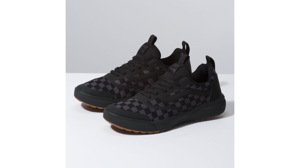 Vans Ultrarange Rapidweld Casual Boot, Checkerboard Ebony/Black, 9 US, VN0A3MVUVU9-9 US/10.5 US