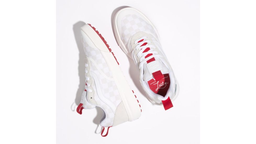 Vans Ultrarange Rapidweld Casual Boot, Leila Hurst White/Checkerboard, 4 US, VN0A3MVUVL8-4 US/5.5 US