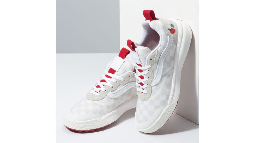 Vans Ultrarange Rapidweld Casual Boot, Leila Hurst White/Checkerboard, 4 US, VN0A3MVUVL8-4 US/5.5 US