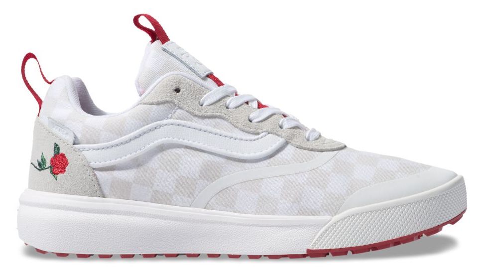 Vans Ultrarange Rapidweld Casual Boot, Leila Hurst White/Checkerboard, 4 US, VN0A3MVUVL8-4 US/5.5 US