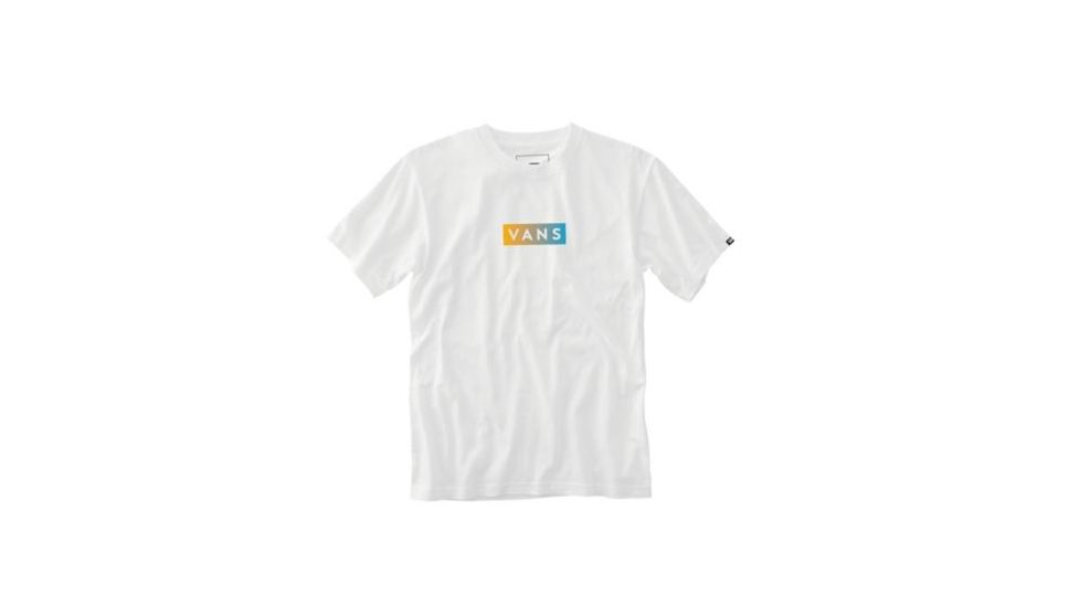 Vans Vans Easy Box Short Sleeve T-Shirt - Mens, White/Gradient, Medium, VN0A3HREHC9-Medium