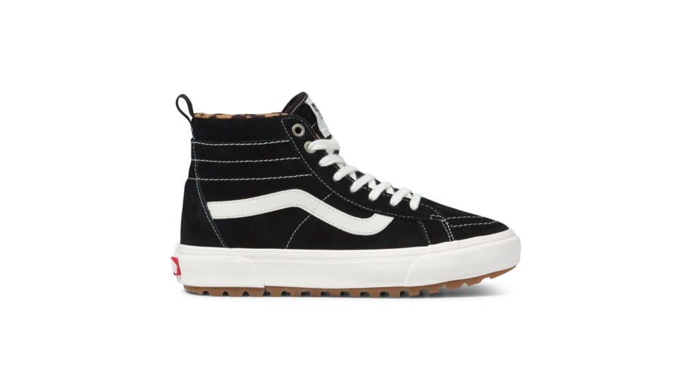 Vans SK8-HI MTE-1 Shoes, (Suede) Black/Leopard, 6.5 US / 8 US, VN0A5HZY6D8106500M