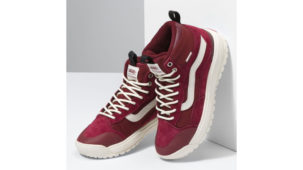 Vans Vans Ultrarange Exo HI MTE Casual Boot, Pomegranate/Port, 8.5, VN0A5KS5A2D-8.5