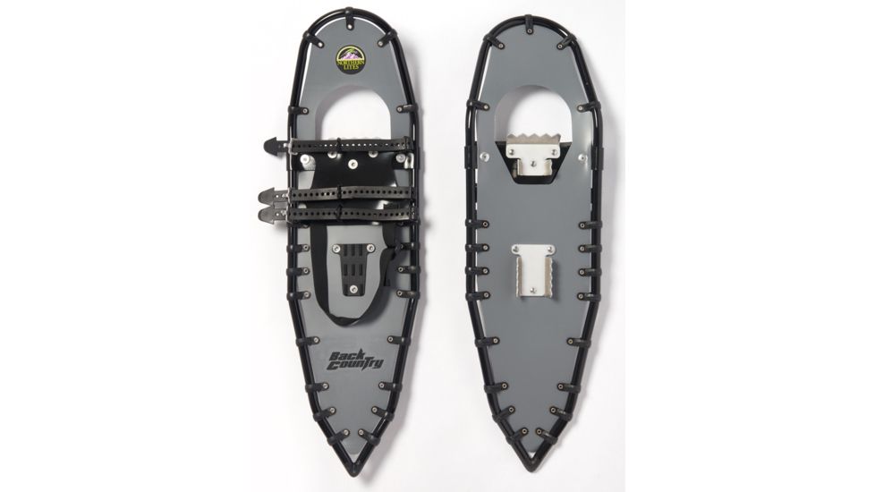 Vargo Back Country Snowshoes-Black/Grey-One Size