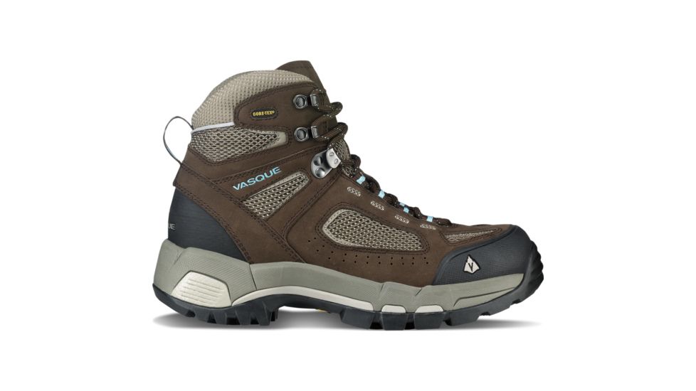 Vasque Breeze 2.0 GTX Hiking Boots - Women's, 7, Slate Brown/Bluefish, Wide, 360028