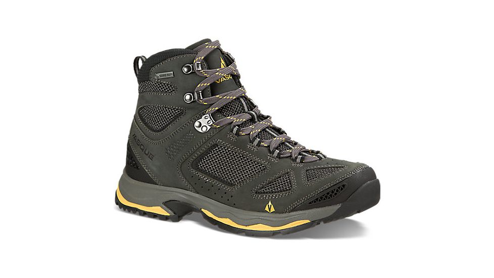 Vasque Breeze III GTX Hiking Boot - Mens-Magnet/Yellow-Medium-14