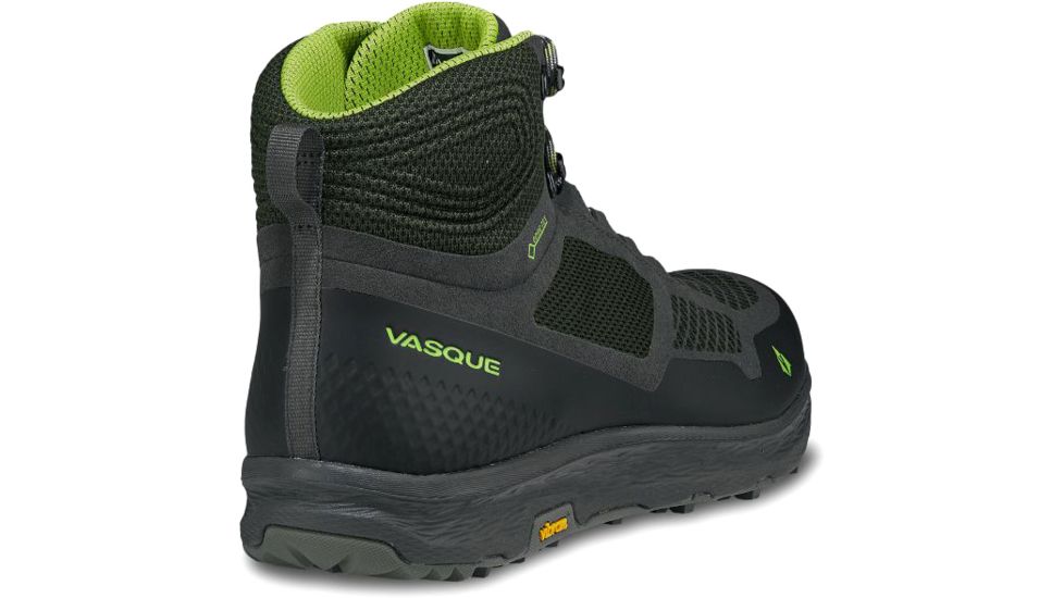 Vasque Breeze LT GTX Hiking Shoe - Mens, Beluga/Lime Green, Medium, 9.5, 07374M 095