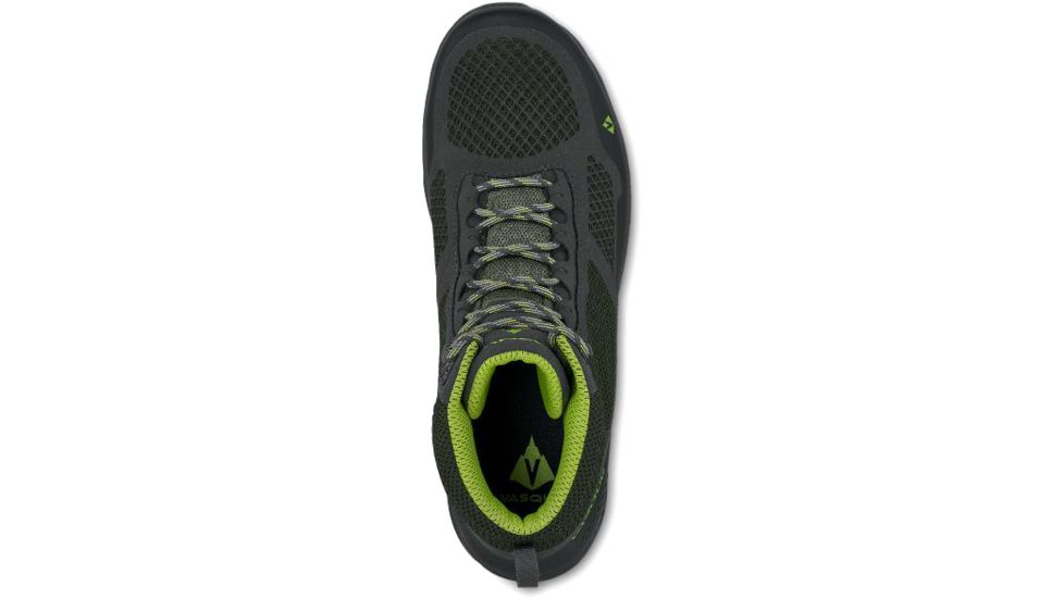 Vasque Breeze LT GTX Hiking Shoe - Mens, Beluga/Lime Green, Medium, 9.5, 07374M 095