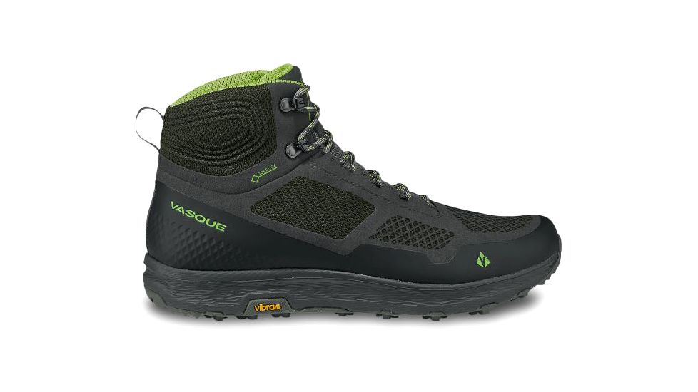 Vasque Breeze LT GTX Hiking Shoe - Men's, Beluga/Lime Green, Medium, 7, 07374M 070