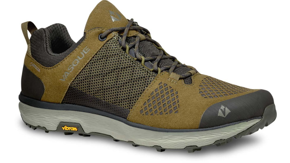 Vasque Breeze LT Low GTX Hiking Shoes - Mens, Lizard/Beluga, 14 US, Medium, 07536M 140