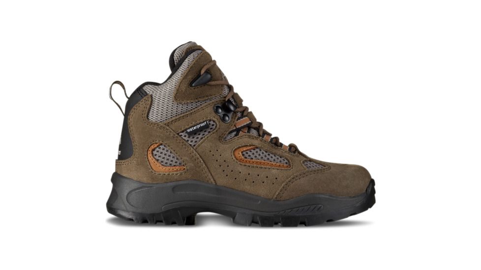 Vasque Breeze Ultradry Shoe - Kid's-Taupe / Burnt Orange-1 youth