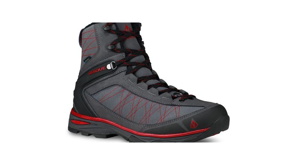 Vasque Coldspark UltraDry Winter Boot, Ebony/Chili Pepper, Medium, 12, 07830M 120